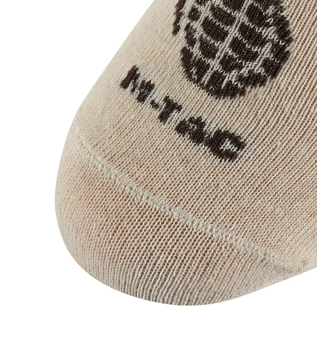 M-Tac madalad mustad sokid granaadimustriga detailvaates