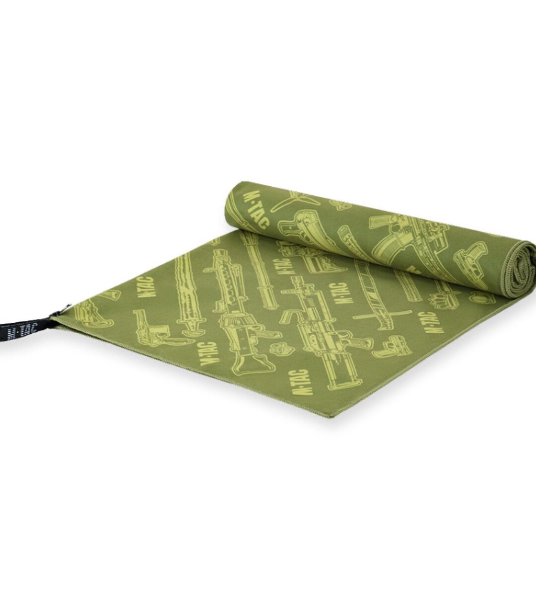 M-TAC roheline mikrofiiber rätik 150 × 75 cm matkamiseks, treeninguteks ja reisimiseks