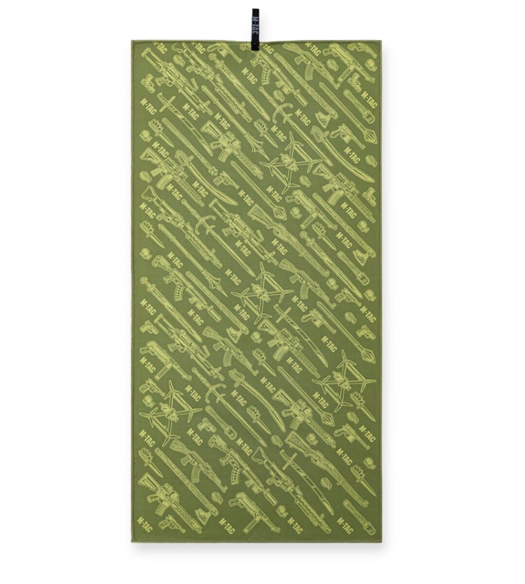 M-TAC roheline mikrofiiber rätik 150 × 75 cm matkamiseks, treeninguteks ja reisimiseks