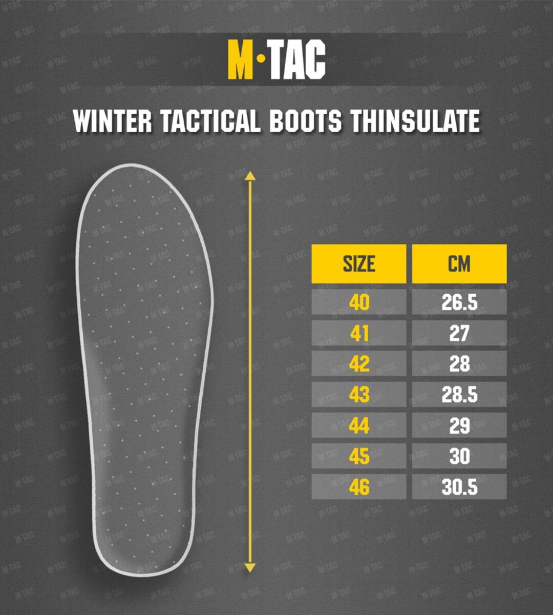 M-TAC - THININSULATE TAKTIKALISED TALVESAAPAD - Pilt 8